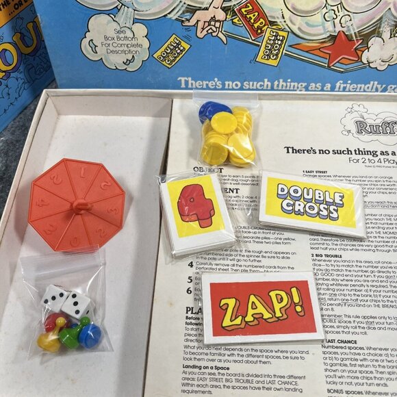 Vintage 1980 Ruffhouse Parker Brothers No 56 Strategy Board Game Complete - Picture 2 of 10